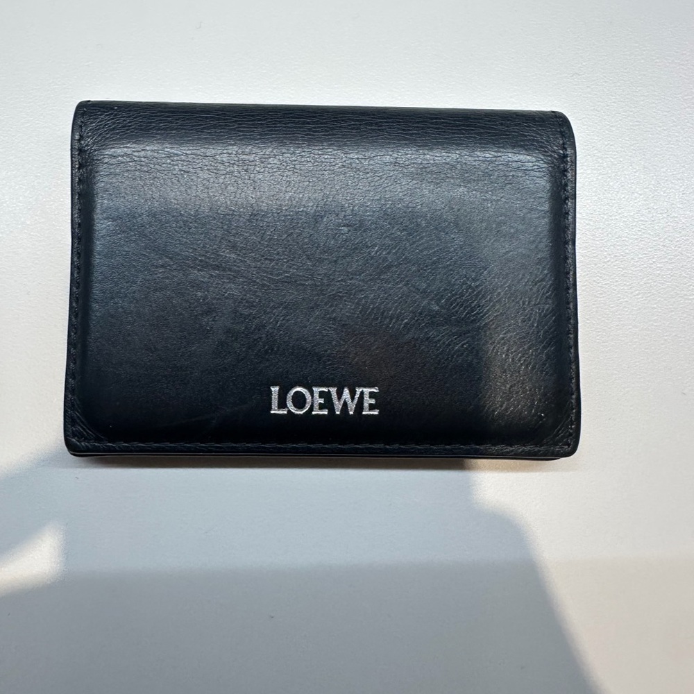 Loewe Orange Leather Card Holder